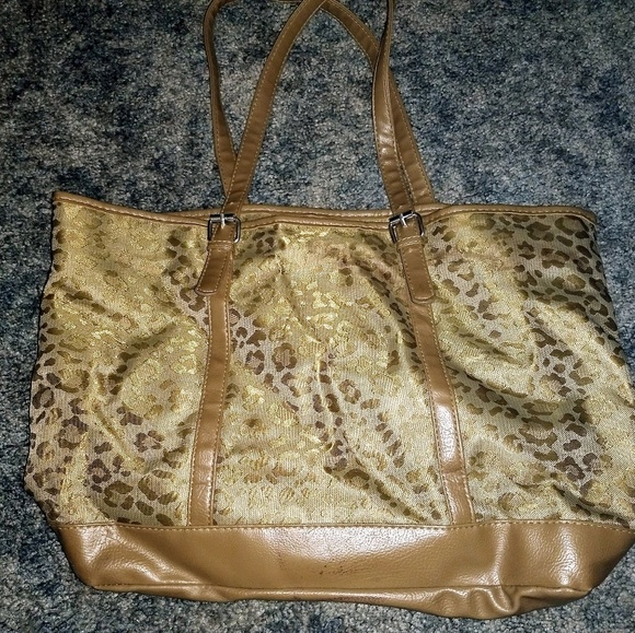 Cheetah print tote bag - Picture 5 of 8